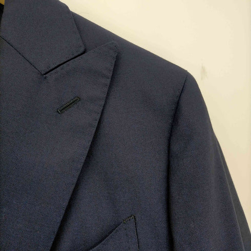 ラルディー二 LARDINI ウール ダブルブレストテーラードジャケット セットアップ メンズ 46 REG