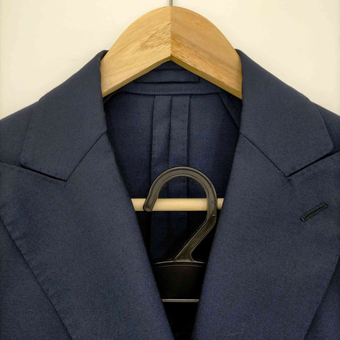 ラルディー二 LARDINI ウール ダブルブレストテーラードジャケット セットアップ メンズ 46 REG