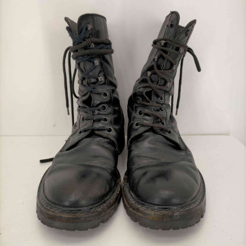 アンドゥムルメステール Ann DEMEULEMEESTER MADE IN ITALY 8ホールレースアップブーツ レディース EUR:37