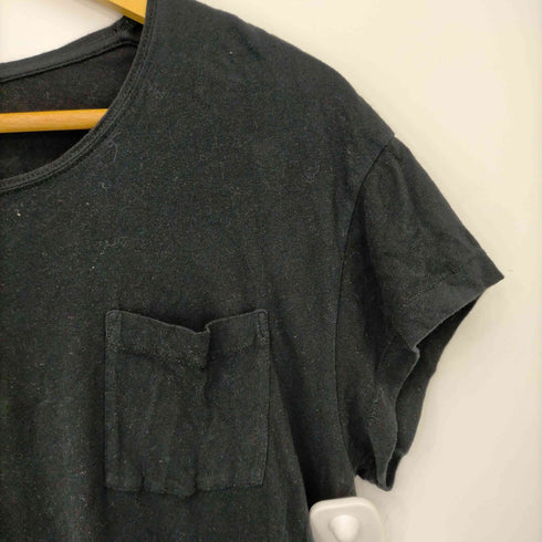 アンドゥムルメステール Ann DEMEULEMEESTER 05401M UネックコットンポケットTシャツ レディース import:XS