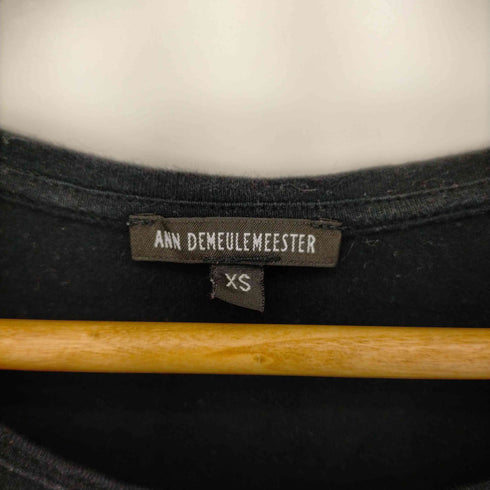 アンドゥムルメステール Ann DEMEULEMEESTER 05401M UネックコットンポケットTシャツ レディース import:XS