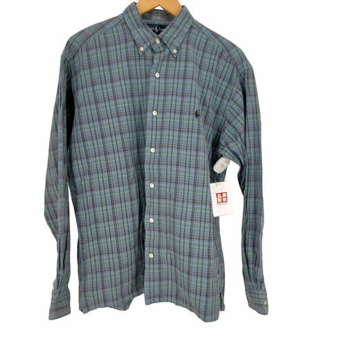 ラルフローレン RALPH LAUREN GREGGOR チェックボタンダウンシャツ メンズ JPN:M
