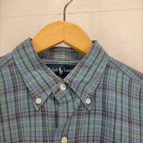 ラルフローレン RALPH LAUREN GREGGOR チェックボタンダウンシャツ メンズ JPN:M