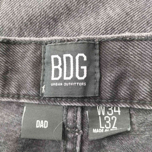 アーバンアウトフィッターズ BDG URBAN OUTFITTERS テーパードブラックデニムパンツ メンズ 34/32