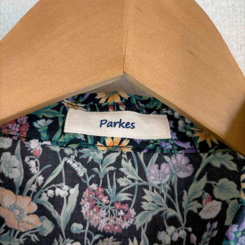 パークス PARKES タナローン丸襟 タック シャツワンピース レディース JPN:M