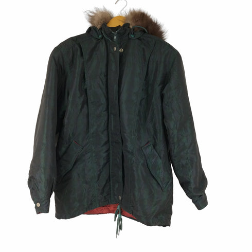 ハントクラブ HUNT CLUB ファー付き総柄ジャケット メンズ import:S