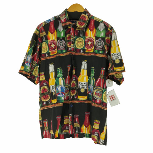 90S ビール柄 S/S シャツ メンズ import:M