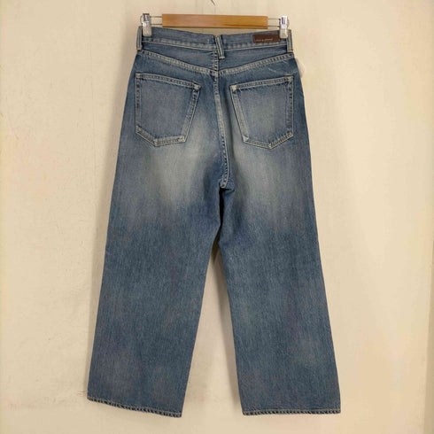 ジョンブル Johnbull ヴィンテージ加工 ワイドデニムパンツ レディース 3S