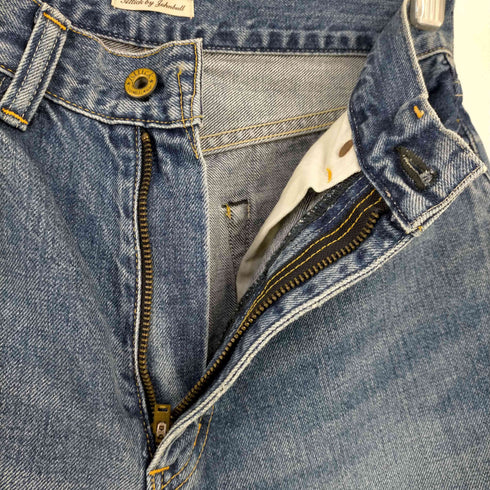ジョンブル Johnbull ヴィンテージ加工 ワイドデニムパンツ レディース 3S