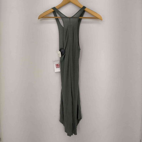 リックオウエンス RICK OWENS 18SS コットンガーゼロングカットオフタンクトップ カットソー レディース import:XS