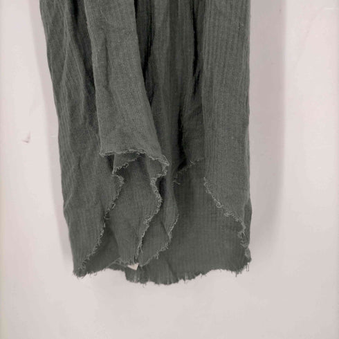 リックオウエンス RICK OWENS 18SS コットンガーゼロングカットオフタンクトップ カットソー レディース import:XS