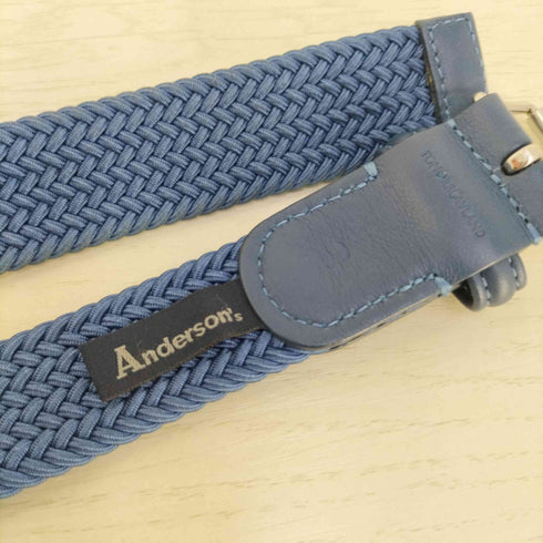 トゥモローランド TOMORROWLAND イタリア製 Anderson's ストレッチ メッシュベルト メンズ 90