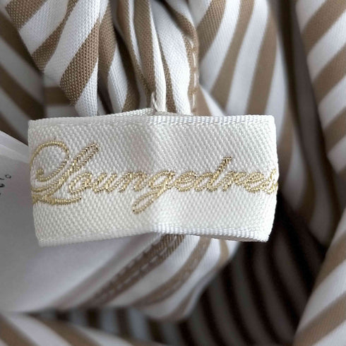 ラウンジドレス Loungedress ストライプシャツ レディース FREE