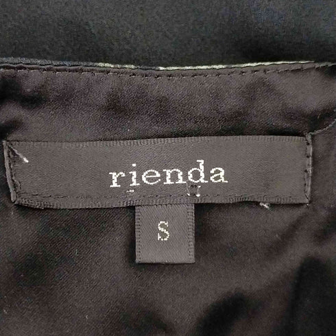 リエンダ rienda Backクロスflowerロンパース レディース S