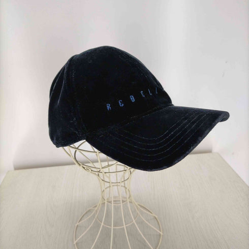 ディーゼル DIESEL ベロア刺繍キャップ レディース