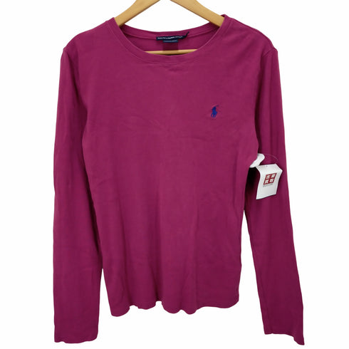 ラルフローレンスポーツ RALPH LAUREN SPORT ポニー刺繍ロゴシャツ レディース L/G