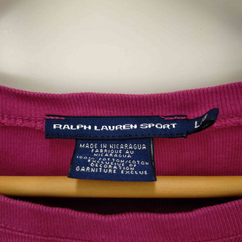 ラルフローレンスポーツ RALPH LAUREN SPORT ポニー刺繍ロゴシャツ レディース L/G