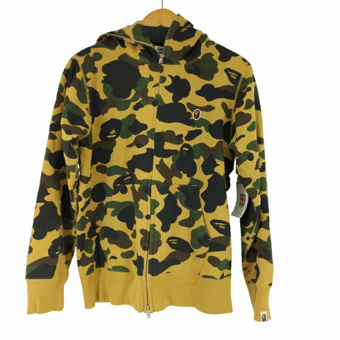 アベイシングエイプ A BATHING APE カモフラージュジップパーカー サルカモ メンズ JPN:M
