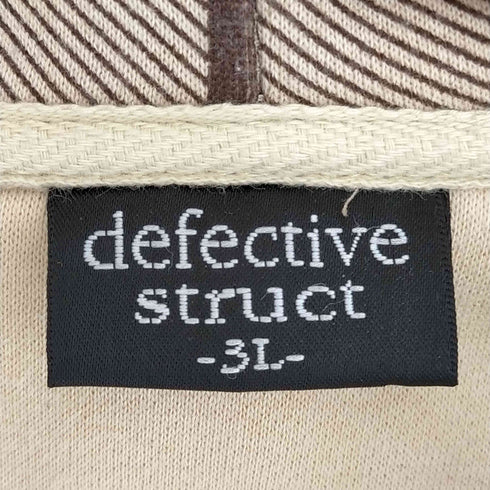 フメイ DEFECTIVE STRUCT チェックジップパーカー メンズ 3L