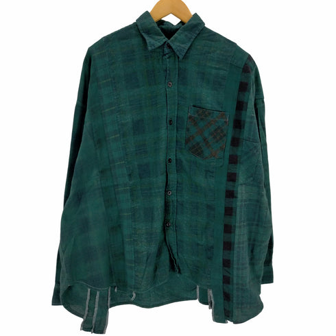 リビルドバイニードルズ rebuild by needles 7 Cuts Wide Shirt Over Dye メンズ