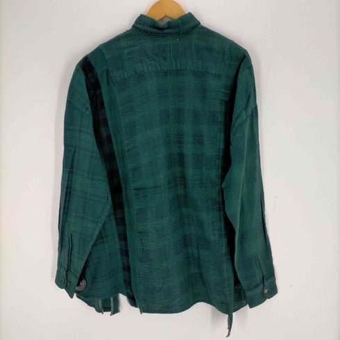 リビルドバイニードルズ rebuild by needles 7 Cuts Wide Shirt Over Dye メンズ