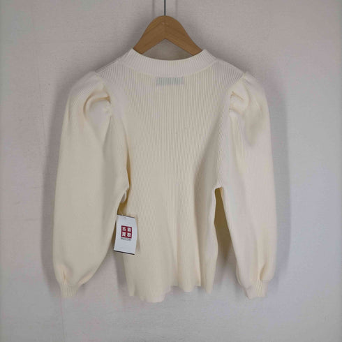 ジャスグリッティー JUSGLITTY ボリュームスリーブニット カットソー レディース JPN:2
