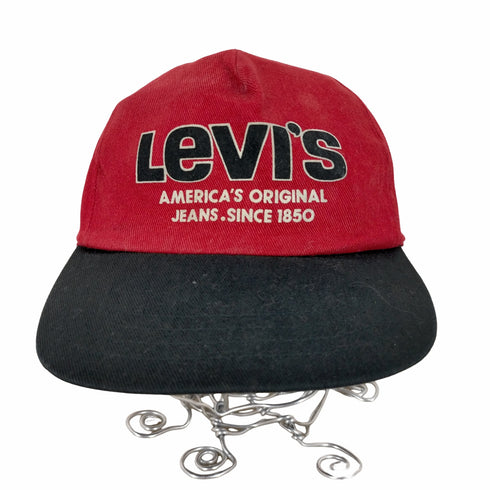リーバイス Levis 80~90S ロゴプリントキャップ メンズ FREE