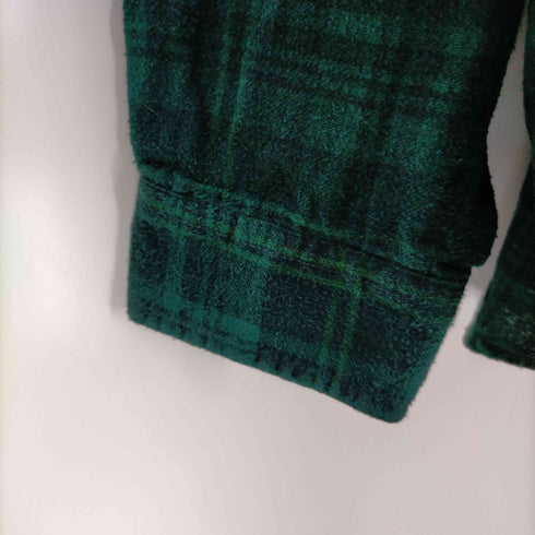 リビルドバイニードルズ rebuild by needles FLANNEL SHIRT RIBBON OVERDYE メンズ