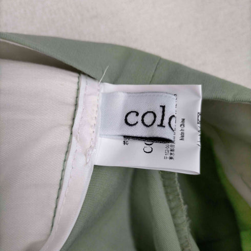 COLORER ワイドレッグカジュアルパンツ レディース