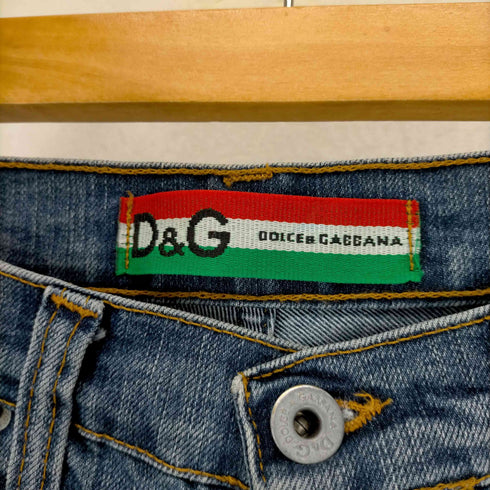 ディーアンドジードルチェアンドガッバーナ D&G DOLCE&GABBANA バックダブルポケット デニムパンツ MADE IN ITALY メンズ US:30-31