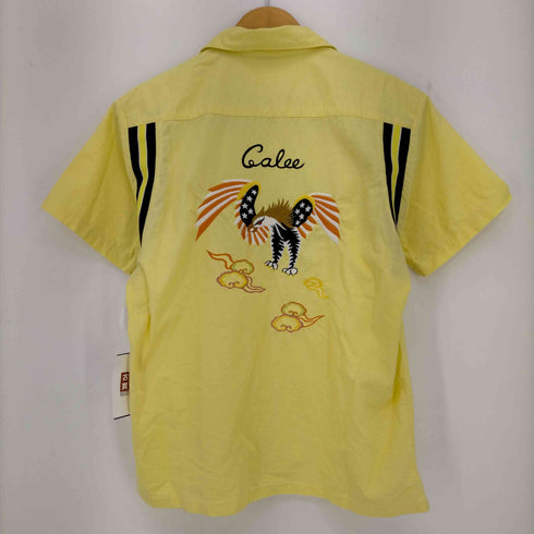 キャリー CALEE EAGLE EMBROIDERY S/S BOWLING SHIRT メンズ import:S