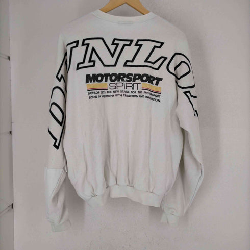 ダンロップ DUNLOP 80~90S バックオーバープリントスウェット メンズ JPN:M