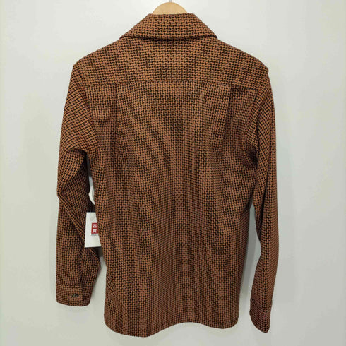 ビームス BEAMS 00s OLD 幾何学オープンカラー長袖シャツ メンズ JPN:M