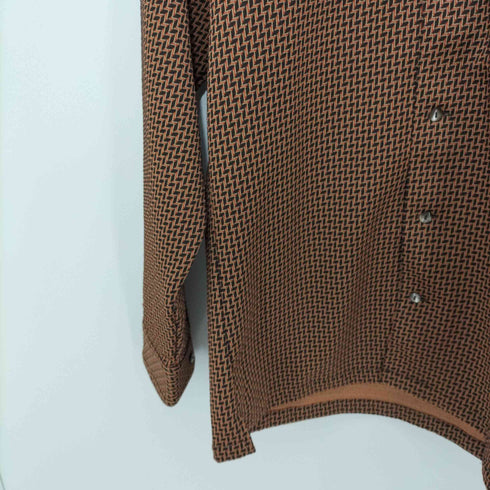 ビームス BEAMS 00s OLD 幾何学オープンカラー長袖シャツ メンズ JPN:M