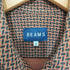 ビームス BEAMS 00s OLD 幾何学オープンカラー長袖シャツ メンズ JPN:M