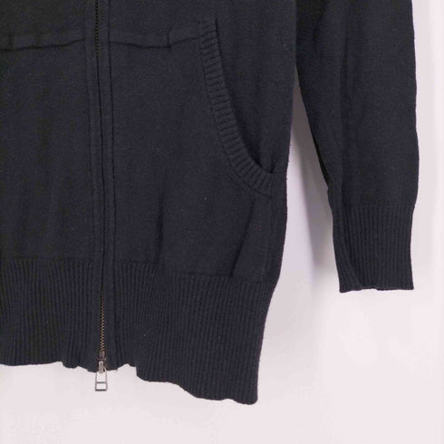 バーバリーブルーレーベル BURBERRY BLUE LABEL ロゴ刺繍 ジップアップパーカー レディース EUR:38