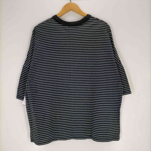 ユハ juha OVERSIZED BORDER TEE メンズ