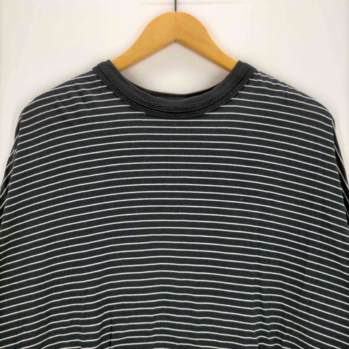 ユハ juha OVERSIZED BORDER TEE メンズ