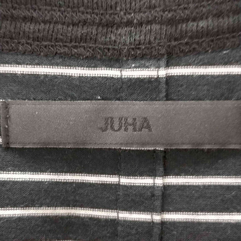 ユハ juha OVERSIZED BORDER TEE メンズ