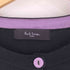ポールスミスブラック Paul Smith BLACK 宝石ボタン 裾バイカラー ニットカーディガン レディース import:M
