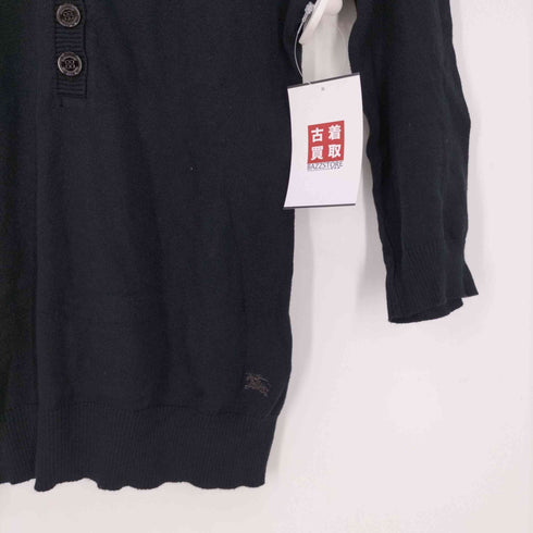 バーバリーブルーレーベル BURBERRY BLUE LABEL ハーフボタン Vネックニット カーディガン レディース EUR:38
