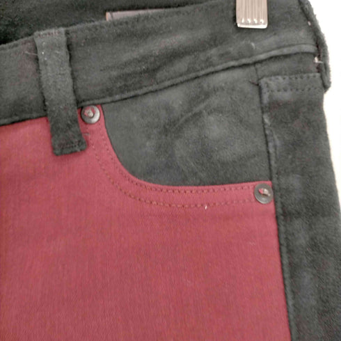 ラグアンドボーン rag & bone 切替ラムスウェードストレッチパンツ レディース US:26-27