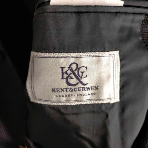 ケントアンドカーウェン KENT&CURWEN リネン混 3Bテーラードジャケット メンズ