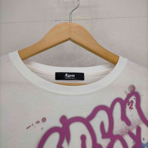 エージェム A´gem キャラクタープリント半袖Tシャツ メンズ FREE