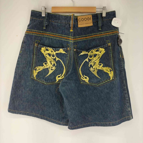 クージー COOGI 刺繍デザインデニムショーツ メンズ 36
