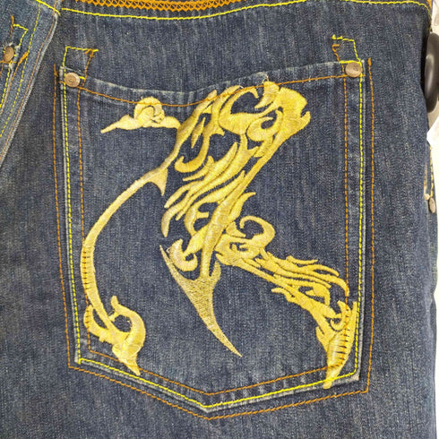 クージー COOGI 刺繍デザインデニムショーツ メンズ 36