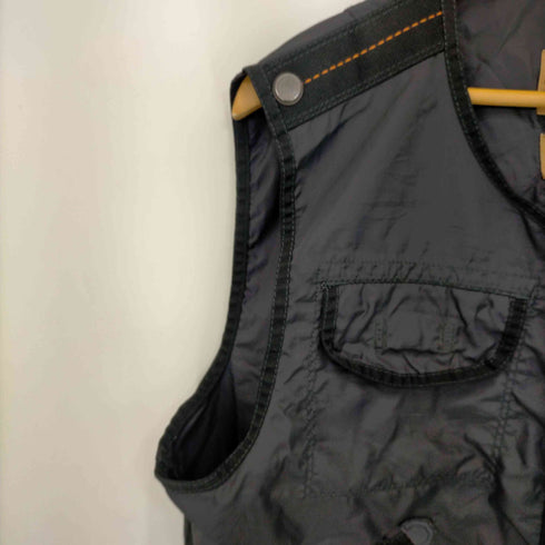 PARAJUMPERS バックプリントショートベスト メンズ import:L