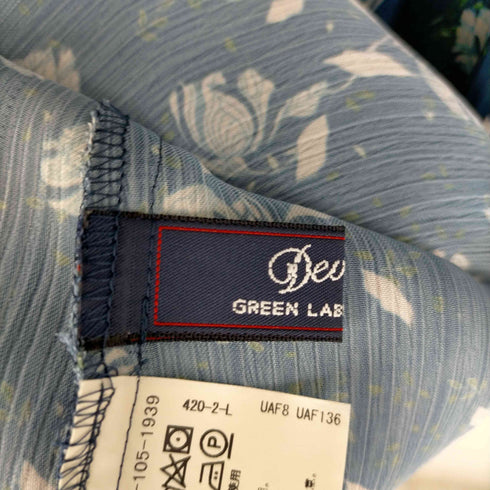 グリーンレーベルリラクシング GREEN LABEL RELAXING フラワー マキシ ワンピース レディース