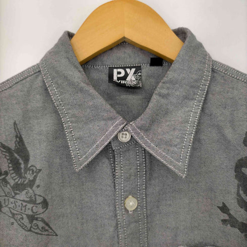 ピーエックス アヴィレックス PX AVIREX U.S.M.C. 859 コットンBDシャツ メンズ JPN:M