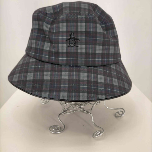 マンシングウェア Munsingwear チェックバケットハット メンズ